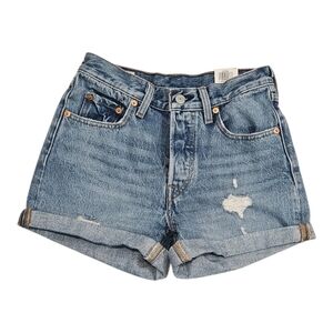 LEVI'S 501 Original Short Mid-rise Size 24 NWT